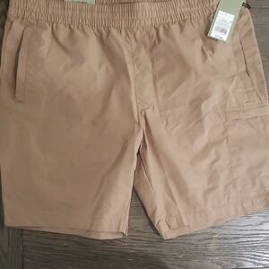 Target Tan Cargo Shorts with Classic Design